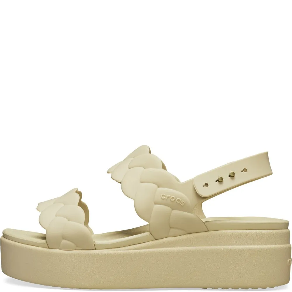 Crocs Brooklyn Woven Low Wedge