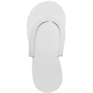 Cuccio Disposable Pedicure Slippers - White / 12 Pairs