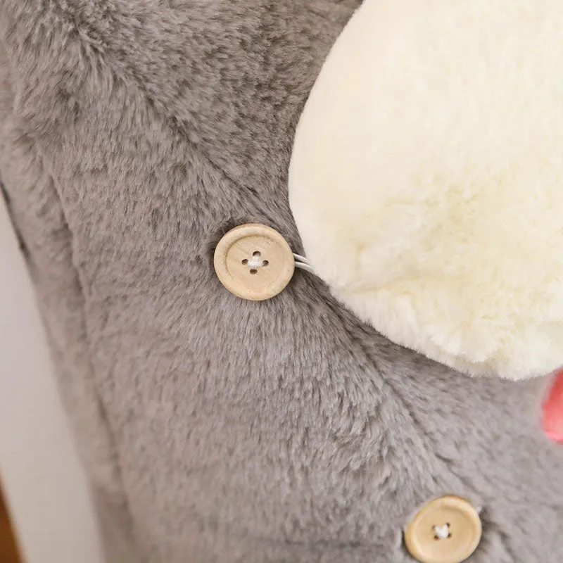 Cute Star Cloud Wedge Cushion Grey