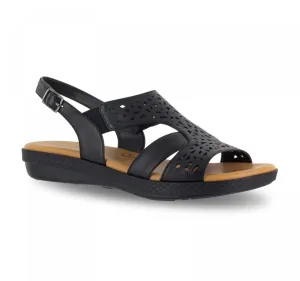 Easy Street Women's Bolt Flat Sandal BOLT Black 6M