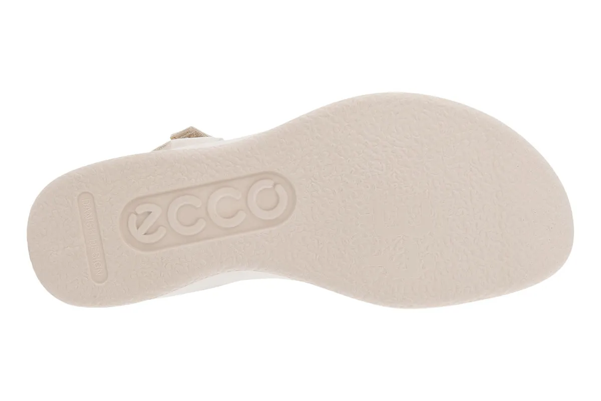 Ecco Flowt Wedge Limestone/Limestone Womens