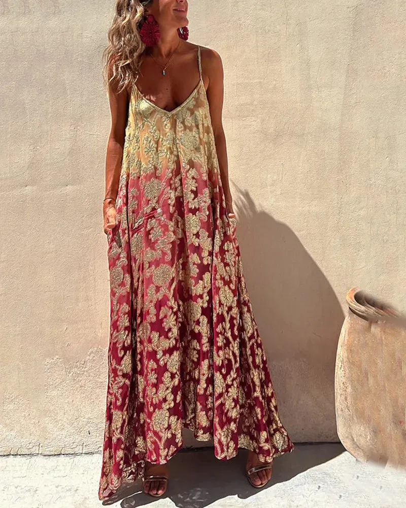EREDES - BOHO PRINTED DRESS