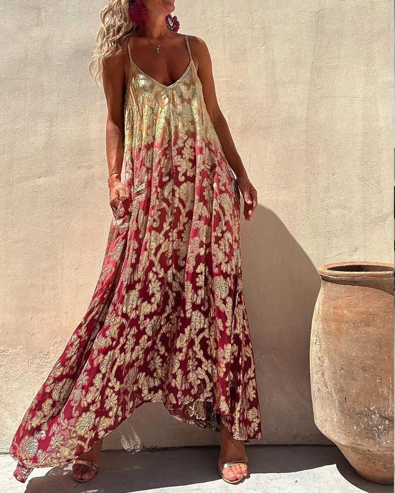 EREDES - BOHO PRINTED DRESS