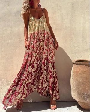 EREDES - BOHO PRINTED DRESS