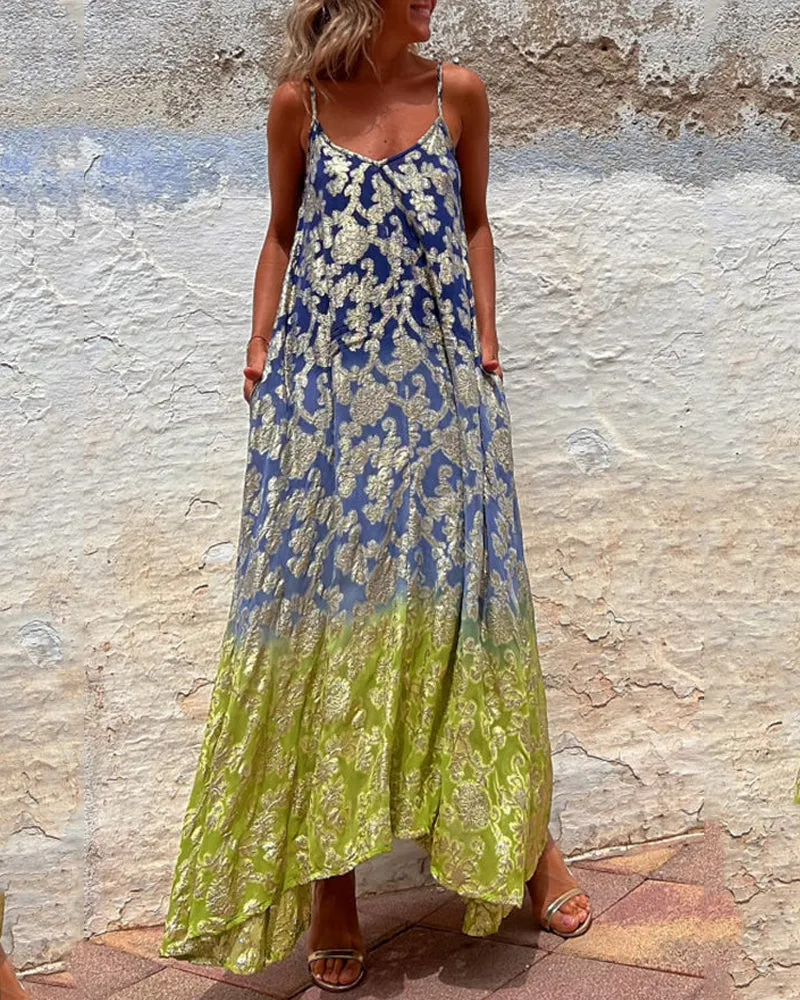 EREDES - BOHO PRINTED DRESS