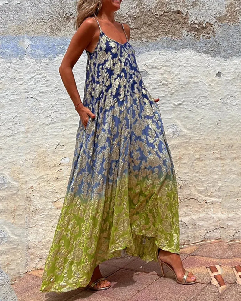 EREDES - BOHO PRINTED DRESS