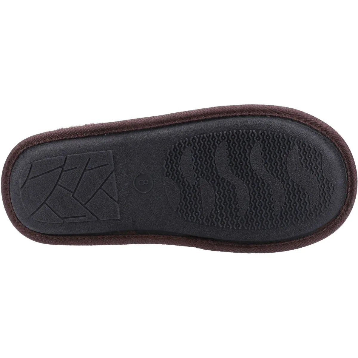 Fleet & Foster Rhys Chequered Slip-On Mens Mule Slippers