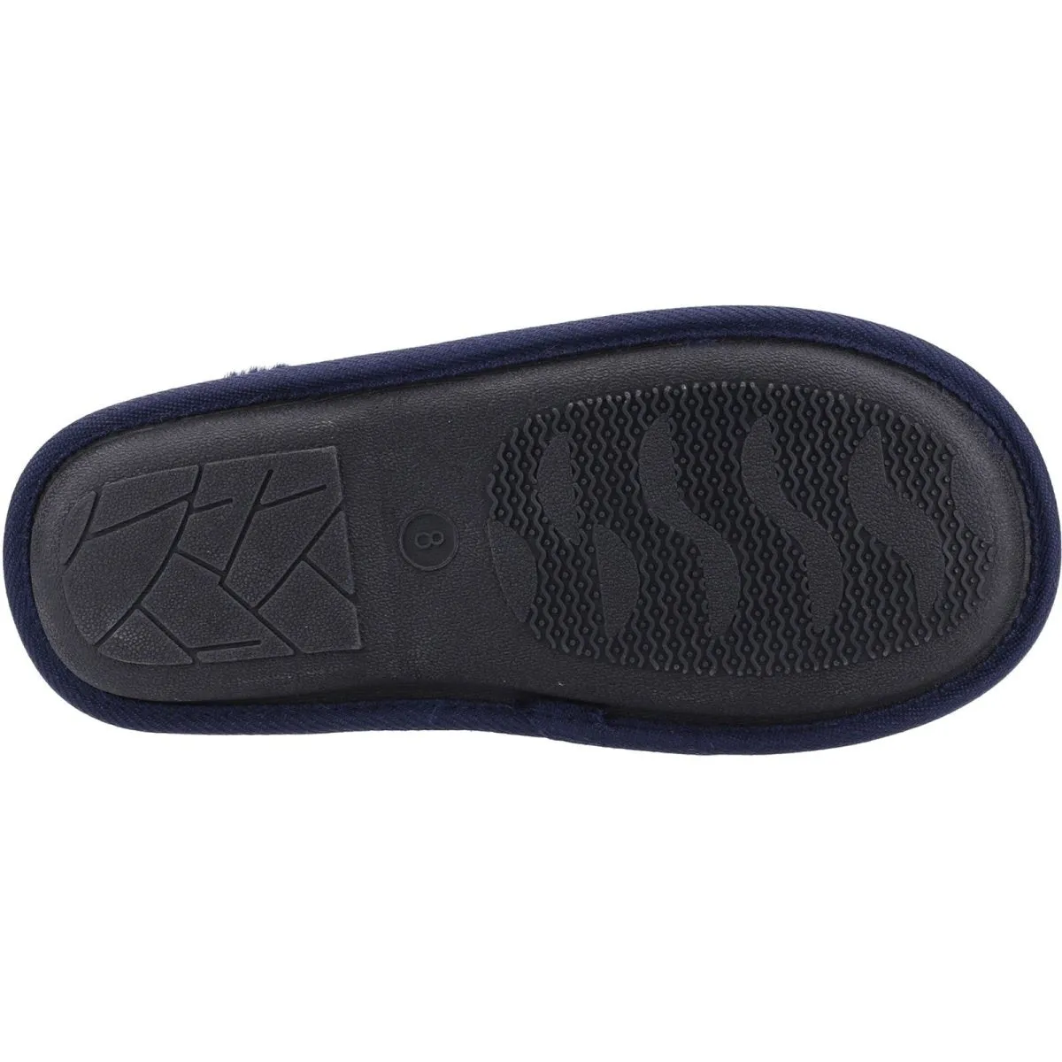 Fleet & Foster Rhys Chequered Slip-On Mens Mule Slippers