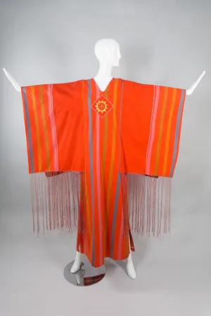 Fringed Kimono Caftan