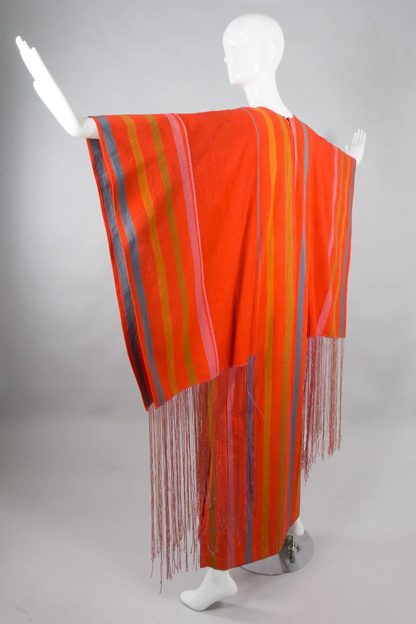 Fringed Kimono Caftan