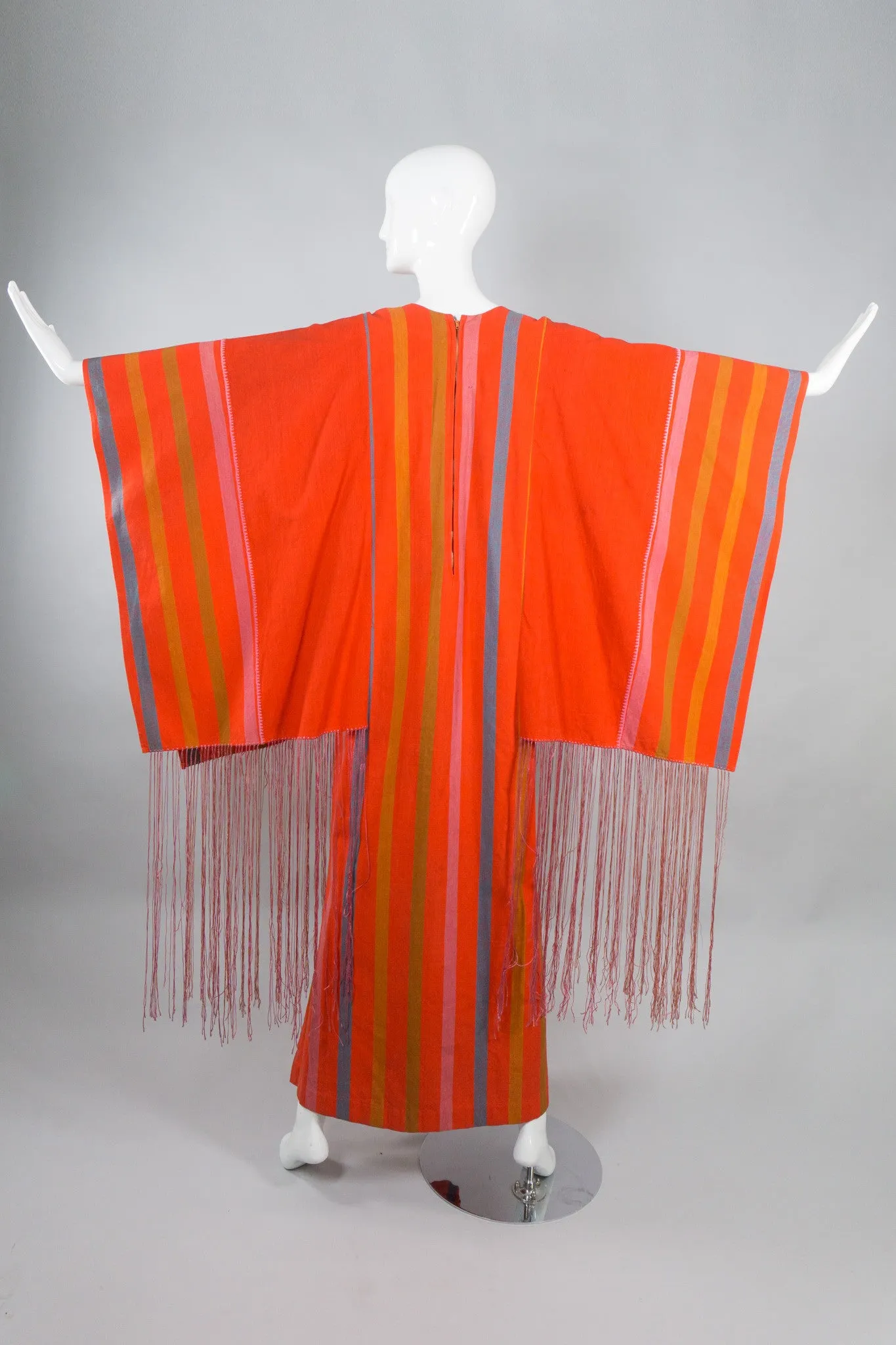 Fringed Kimono Caftan