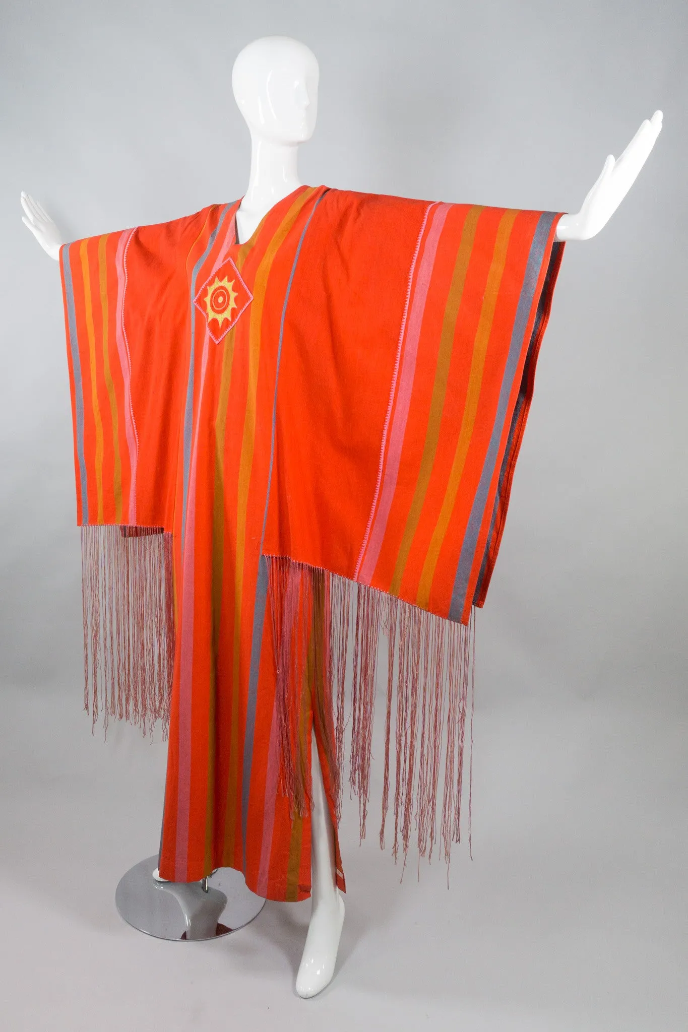 Fringed Kimono Caftan