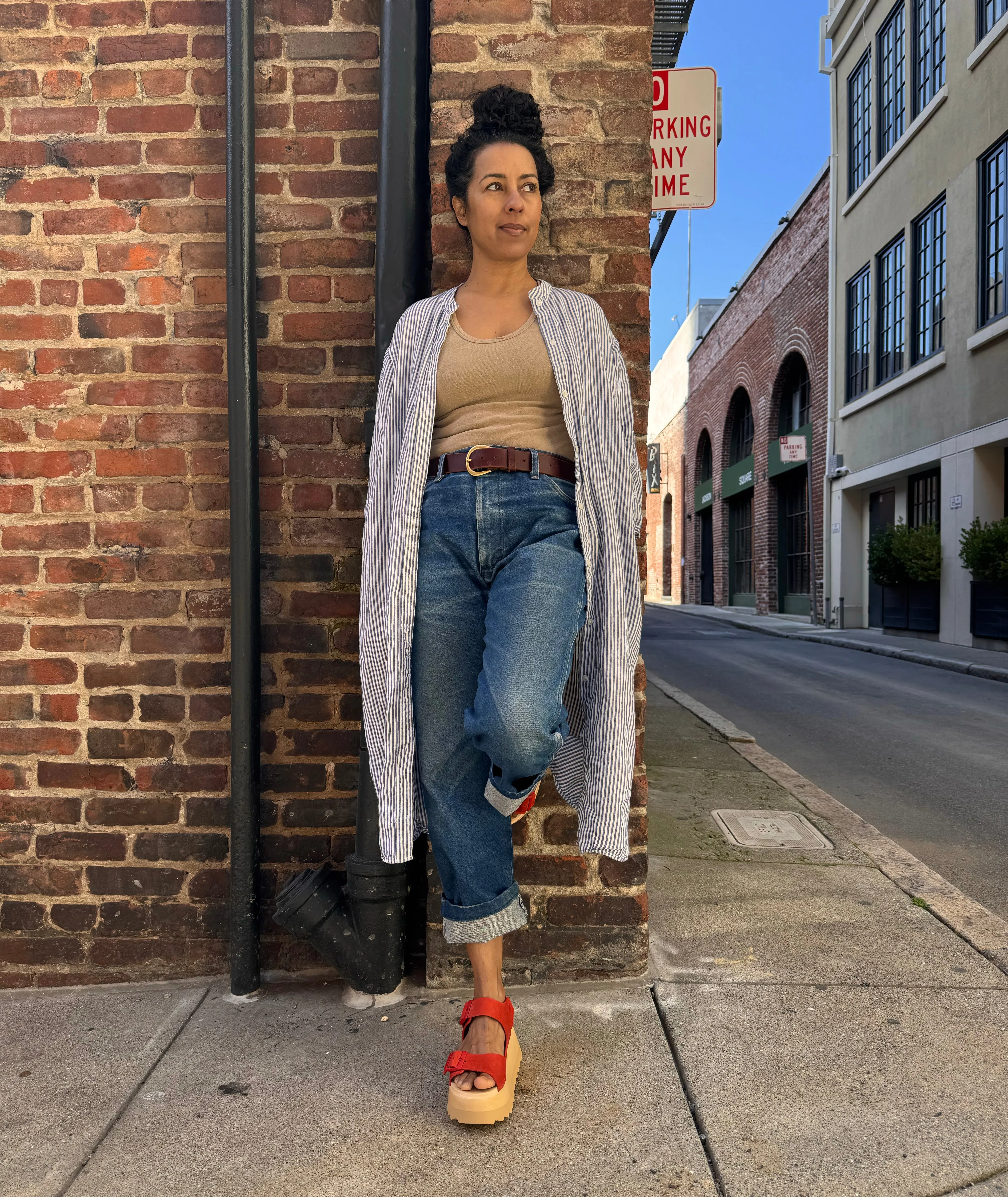 Gigi Sandal in Poppy