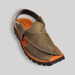 GREEN PESHAWARI SANDAL