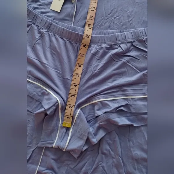 Hale Bob Shorts Pajama Set Long Sleeve Organic Bamboo Spandex