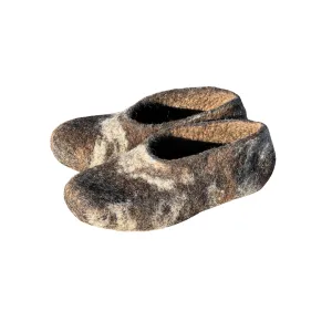 Hand Felted Alpaca Grounding Slippers