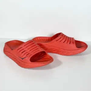 Hoka Gender Inclusive Ora Recovery Slide Sandal In Fiesta/Castlerock Size M9 W11