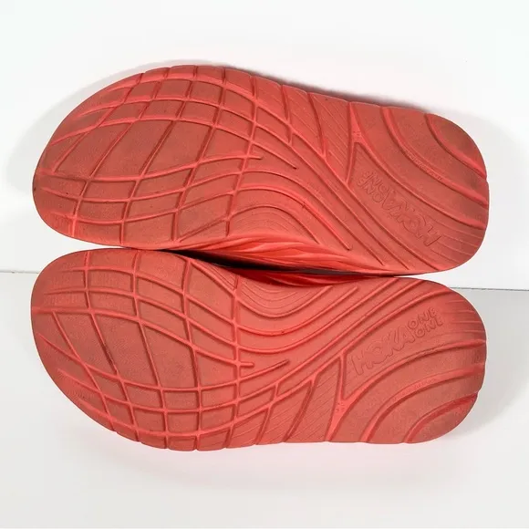 Hoka Gender Inclusive Ora Recovery Slide Sandal In Fiesta/Castlerock Size M9 W11