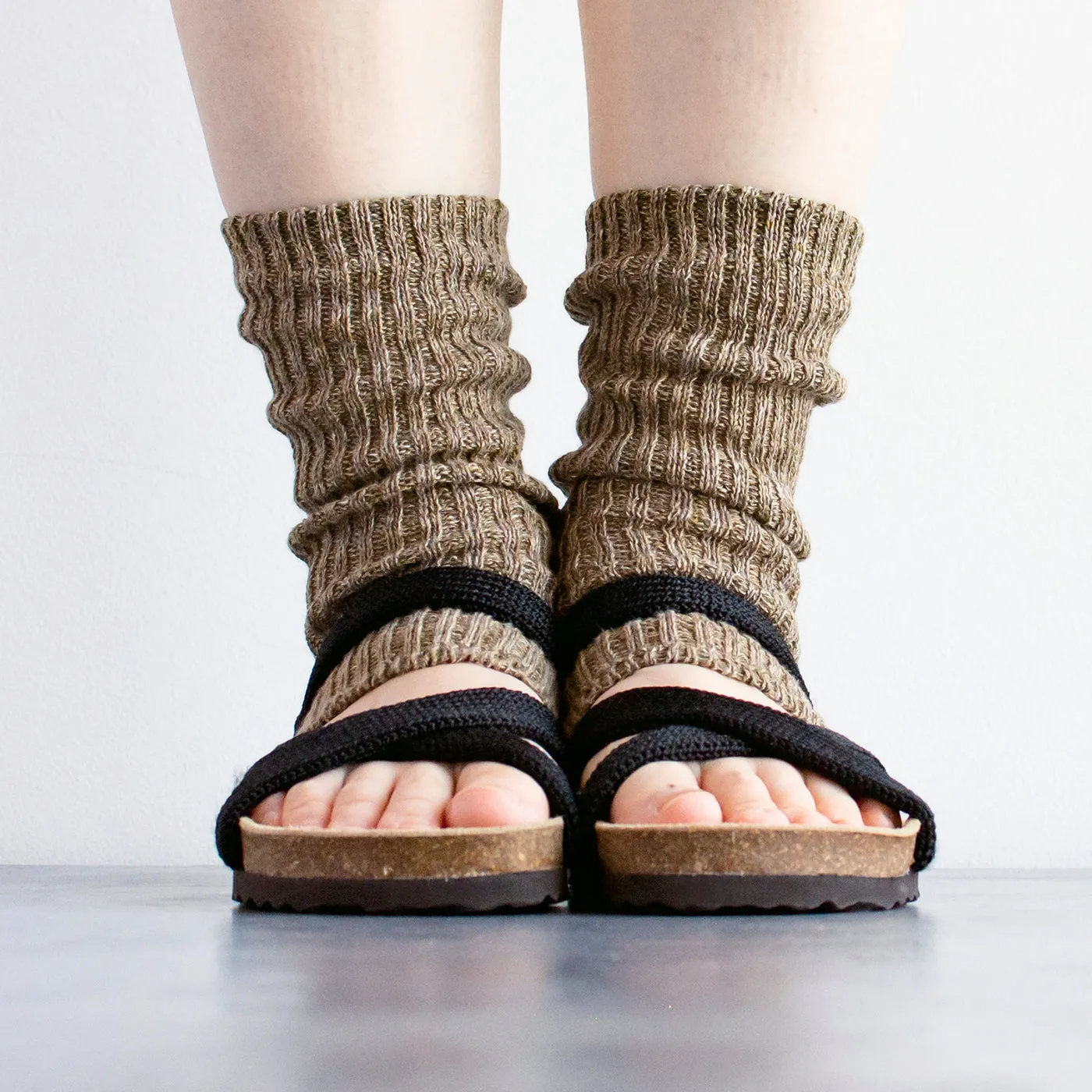 Homie | ホミー　Linen & Organic Cotton Lib Sandal Socks