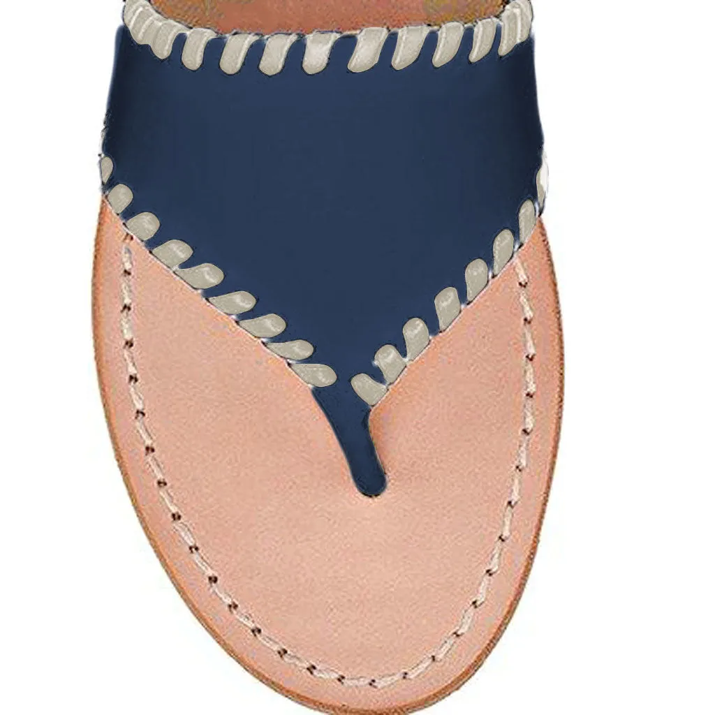 Jacks Circle Monogram Sandal