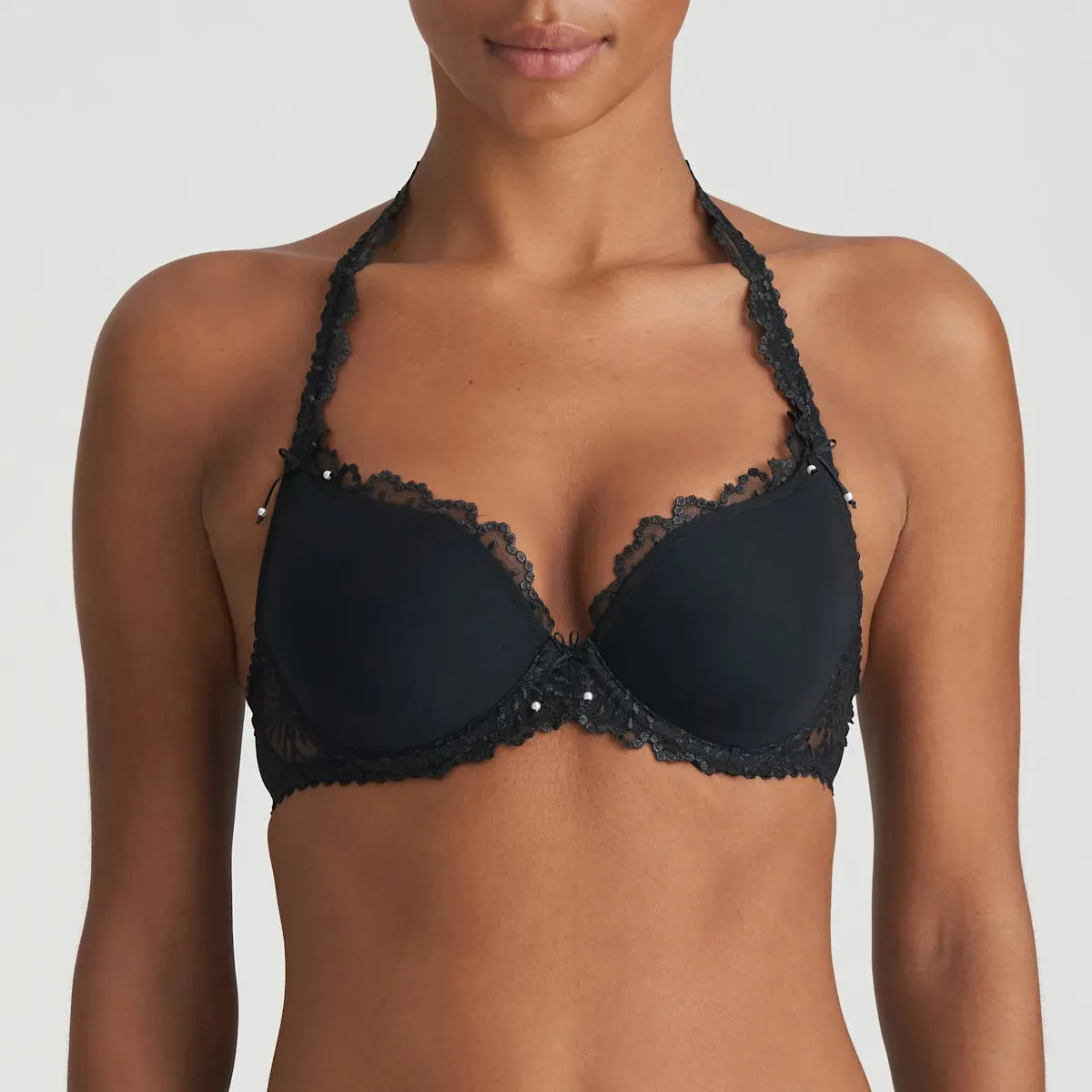 Jane Padded Heartshape Bra In Black - Marie Jo
