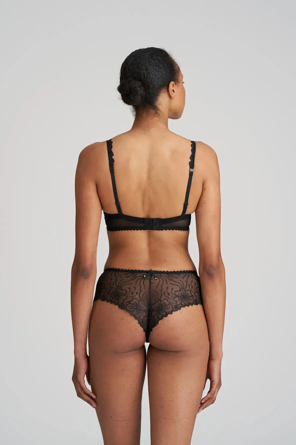 Jane Padded Strapless Bra In Black - Marie Jo