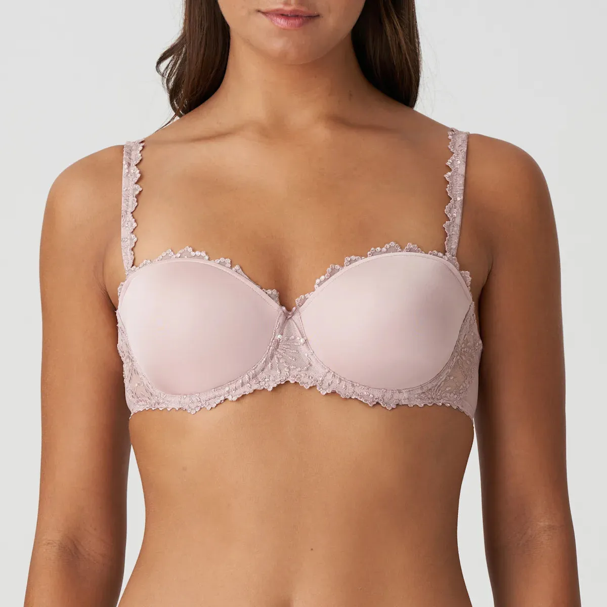 Jane Padded Strapless Bra In Bois De Rose - Marie Jo