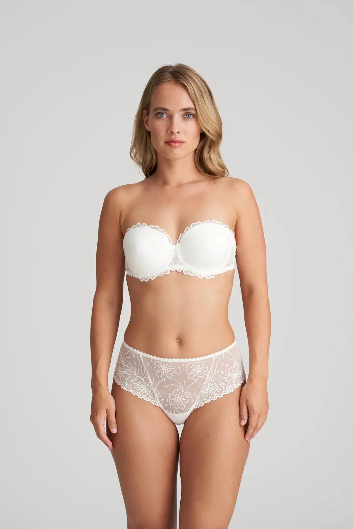 Jane Padded Strapless Bra In Natural - Marie Jo