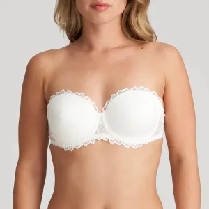 Jane Padded Strapless Bra In Natural - Marie Jo