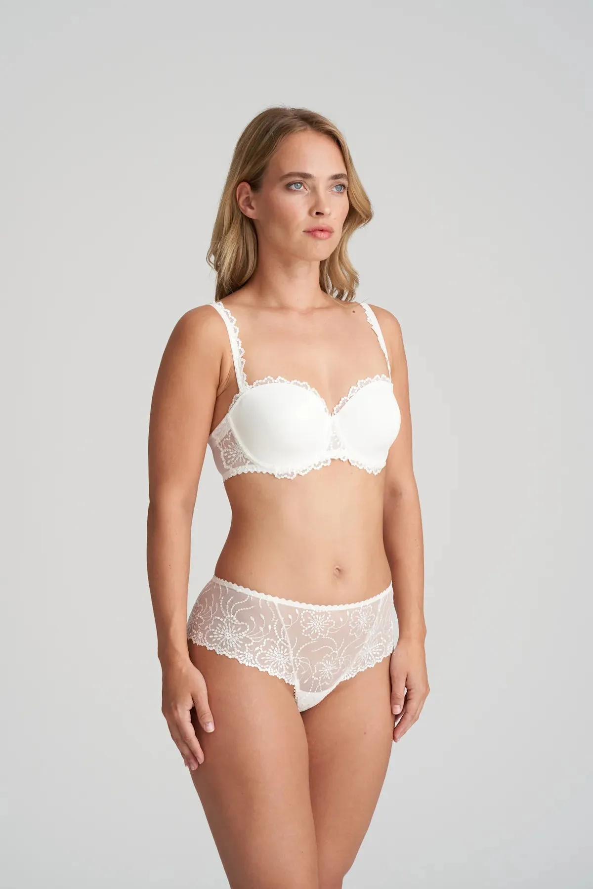 Jane Padded Strapless Bra In Natural - Marie Jo