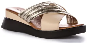 Justinreess England Aurea Soft Footbed  In Beige | Secret Sale