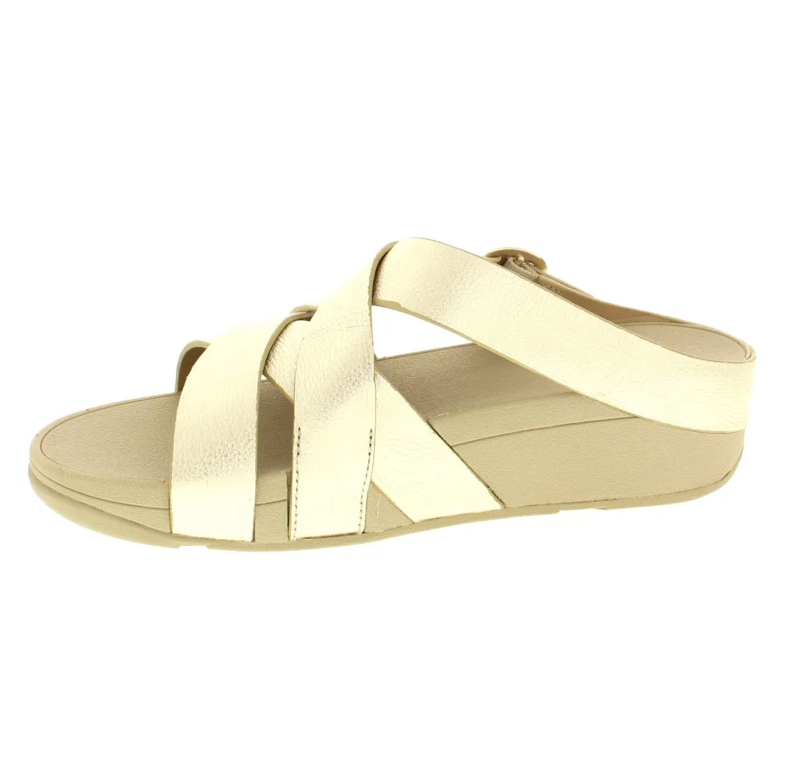 LA SANDAL WITH CRISS CROSS STRAPS /BUCKLE