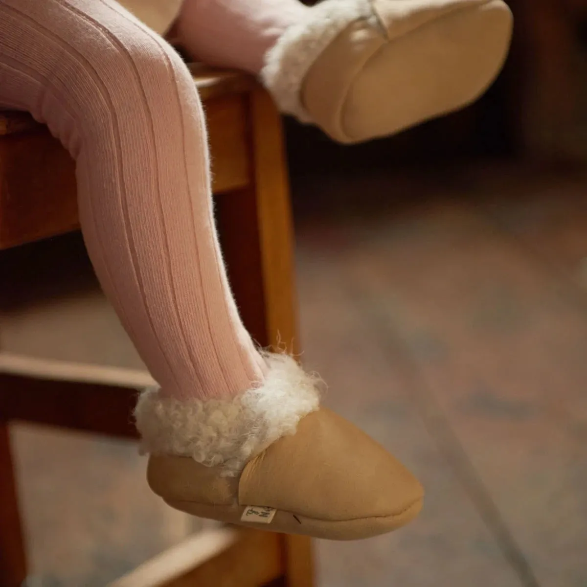 Lambskin Booties | Cream