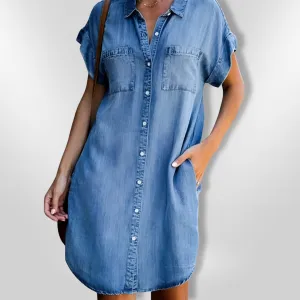 LATASHA™ | STYLISH DENIM DRESS