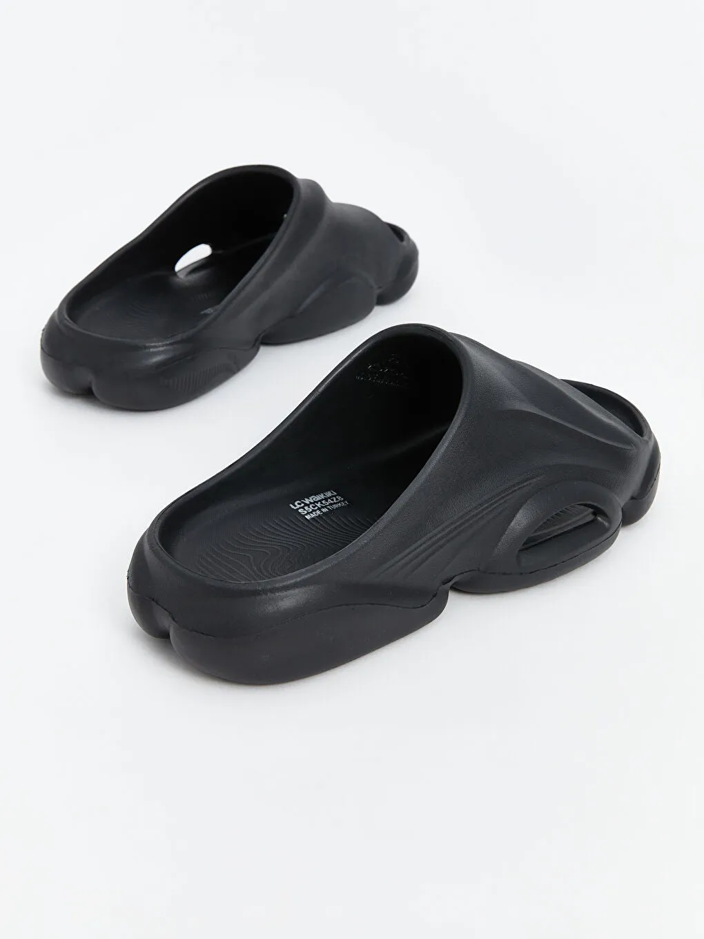 LCW STEPS Grey Thick Soled Men Home Slippers