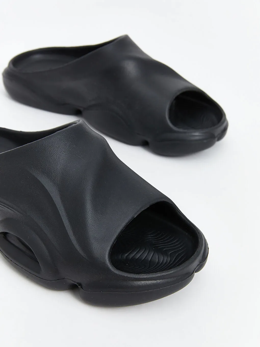 LCW STEPS Grey Thick Soled Men Home Slippers