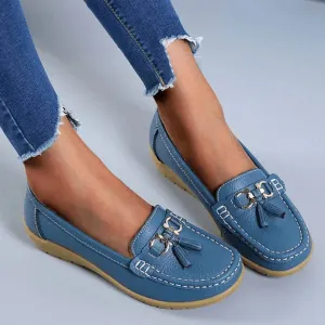 Leather orthopedic moccasins: Lou