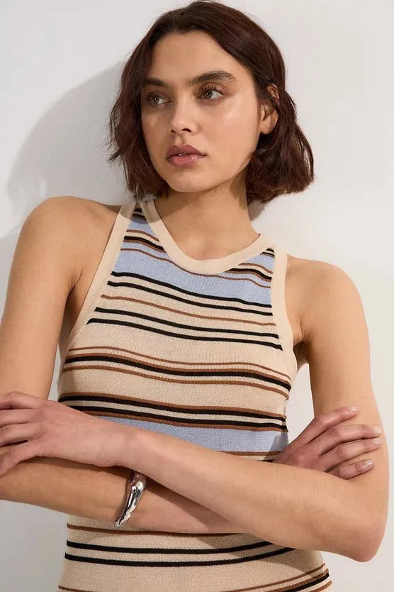 Lightweight Stitch Detail Knitted Dress