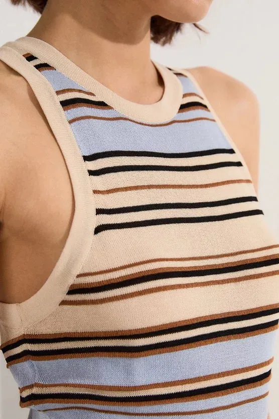 Lightweight Stitch Detail Knitted Dress