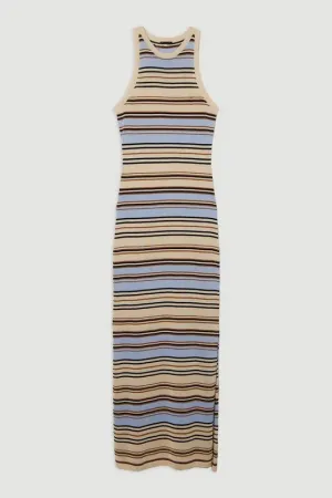 Lightweight Stitch Detail Knitted Dress