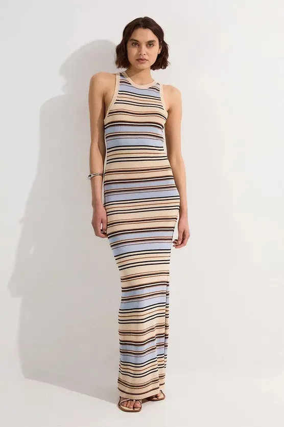 Lightweight Stitch Detail Knitted Dress
