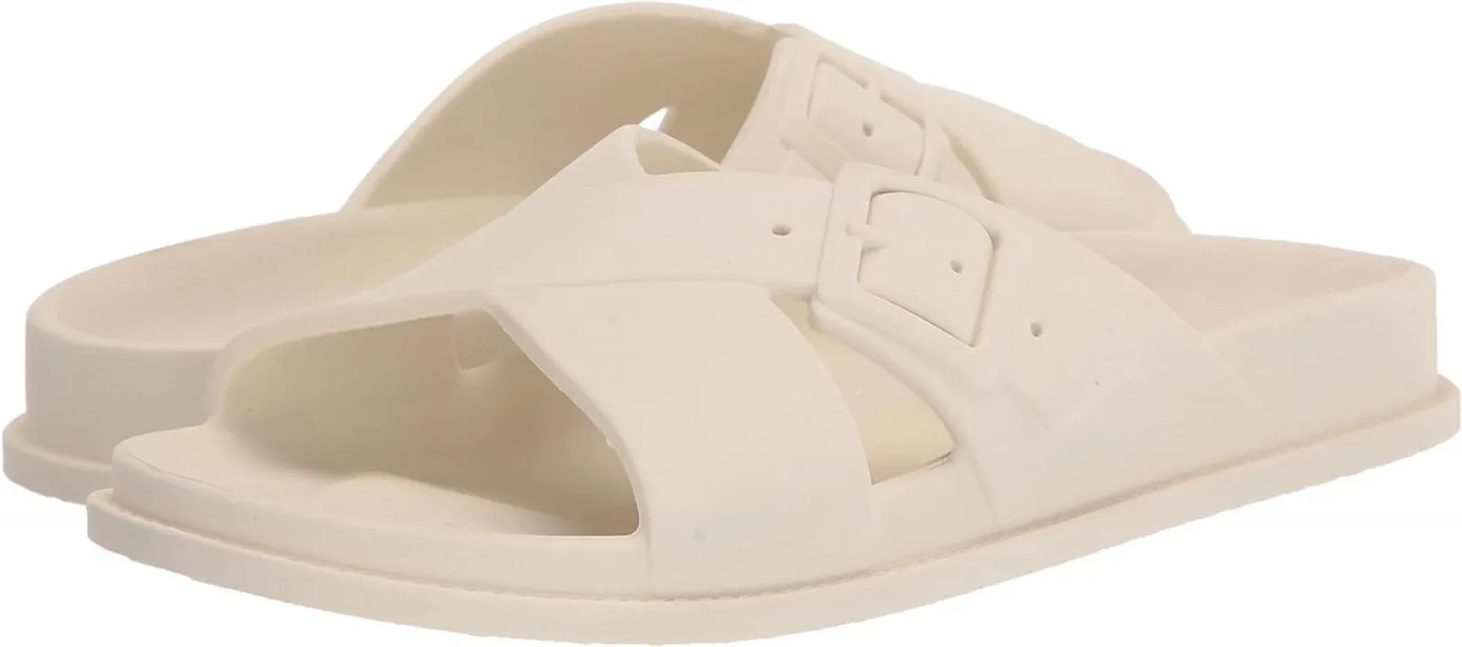 Lucky Brand Women's Roseleen Slide Sandal LK-ROSELEEN White 6M