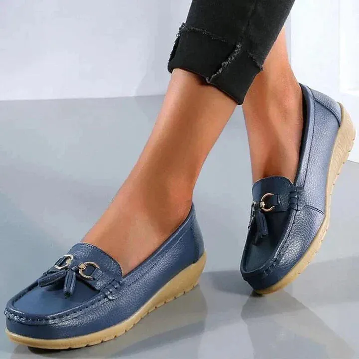Maisie | Leather Moccasins