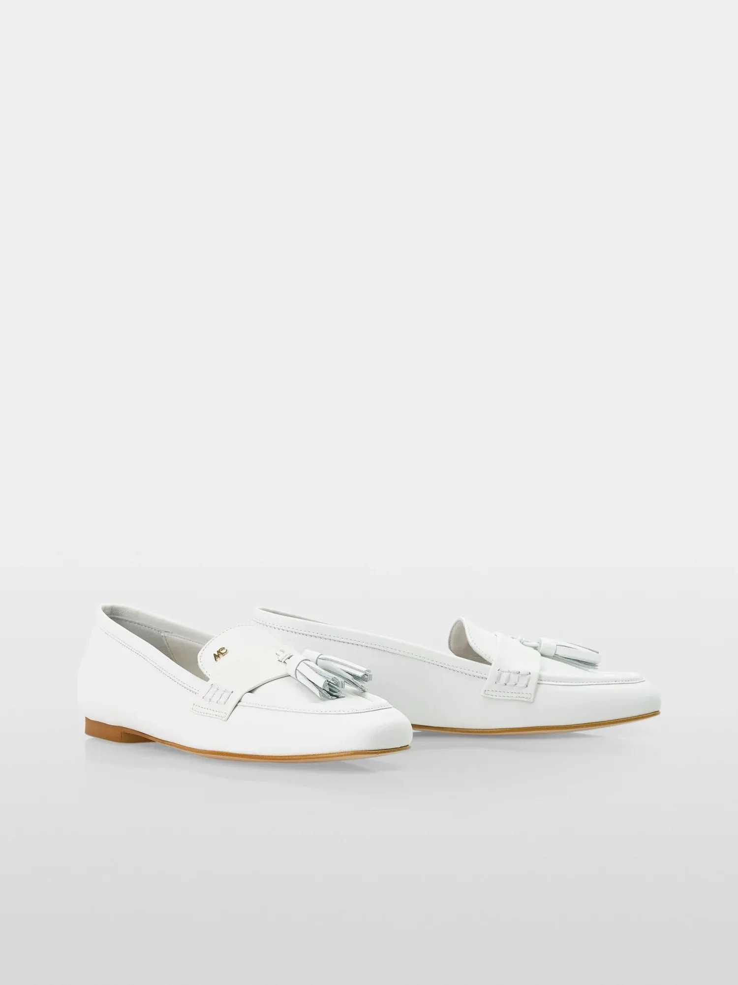 Marc Cain Off White Rethink Together soft mossacin shoe