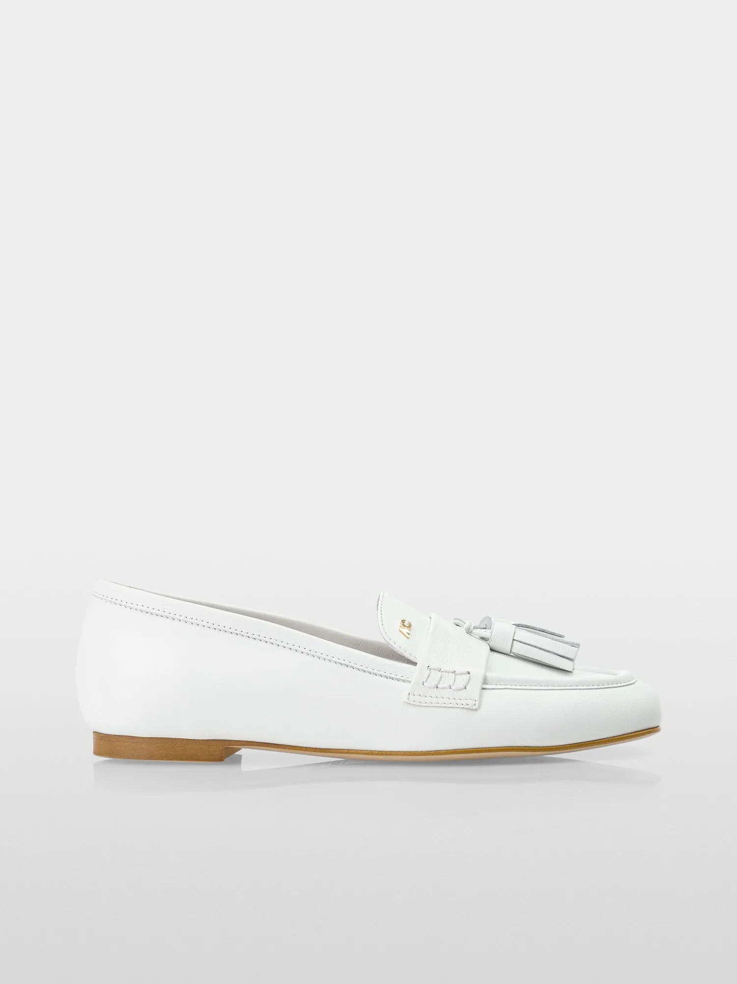 Marc Cain Off White Rethink Together soft mossacin shoe
