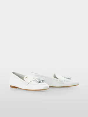 Marc Cain Off White Rethink Together soft mossacin shoe