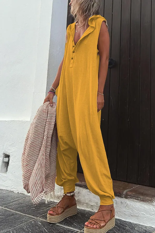 Marceline - Relaxed Hooded Jumpsuit