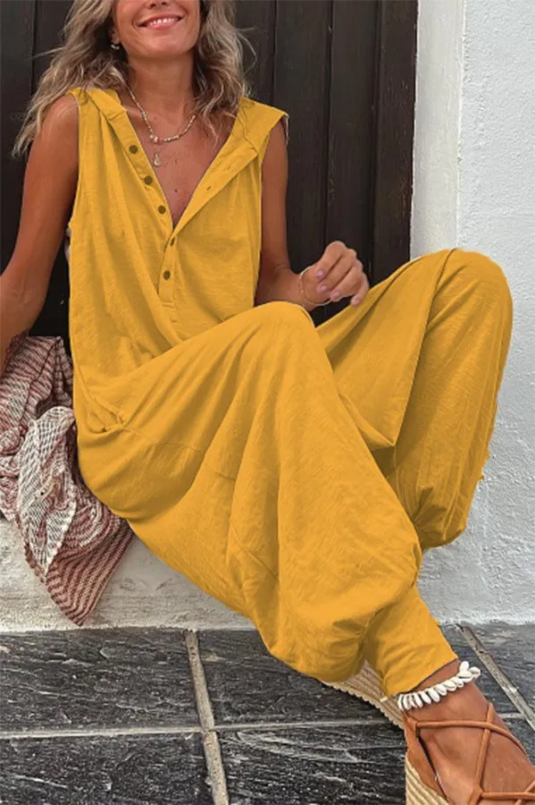 Marceline - Relaxed Hooded Jumpsuit
