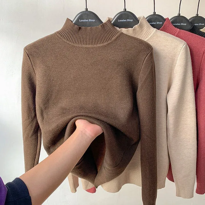 Mary - Fleece Turtleneck