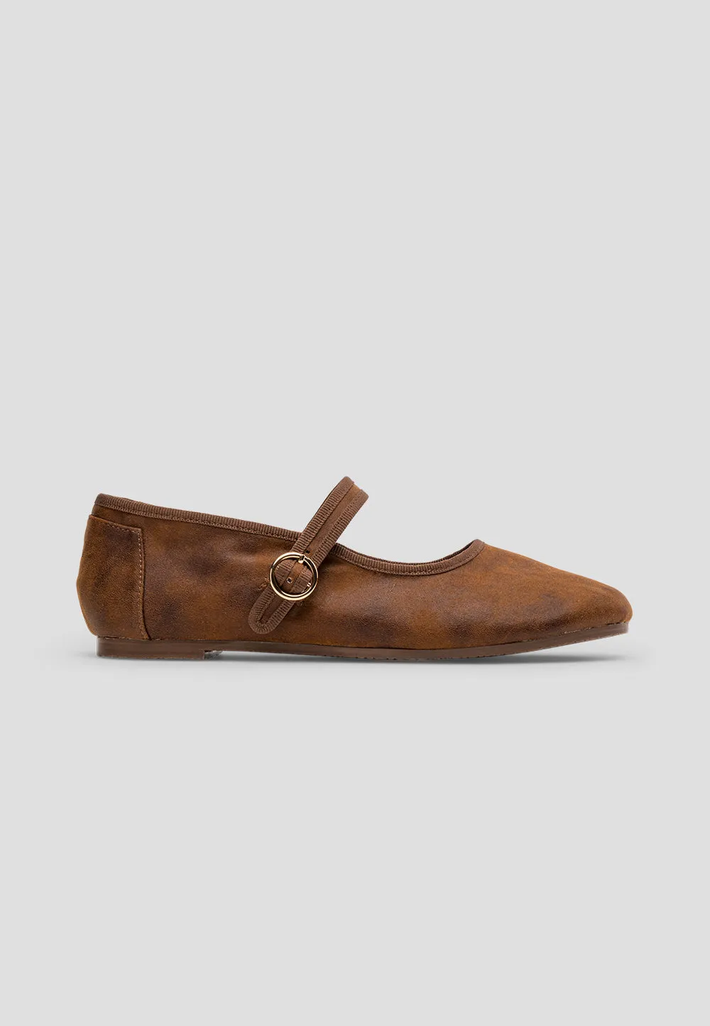 MARY JANE MICROFIBER NAPA CAMEL